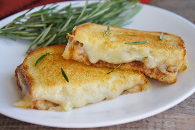 Rosemary Apple Butter Grilled Cheese Sandwich 