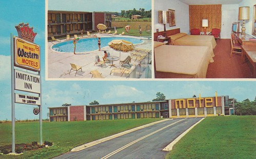 pool vintage inn interior postcard maryland motel invitation edgewood bestwestern roomview aaa interstate95 poolview triview