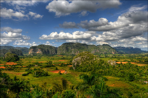 view over the Vinales valley