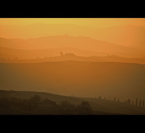 sunset italy italia raw tuscany tramonti pienza toscana valdorcia inverno calore hdr monticchiello