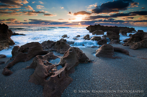 motion beach water sunrise rocks waves tequesta coralcovepark