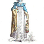 1818 Regency Fashion Plate - Walking Dress (La Belle Assemblee Magazine ...