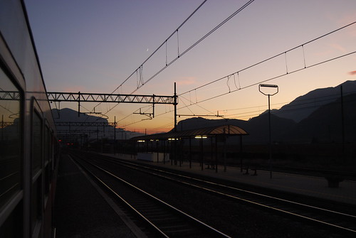 sunset italy train italia treno bolzano bozen