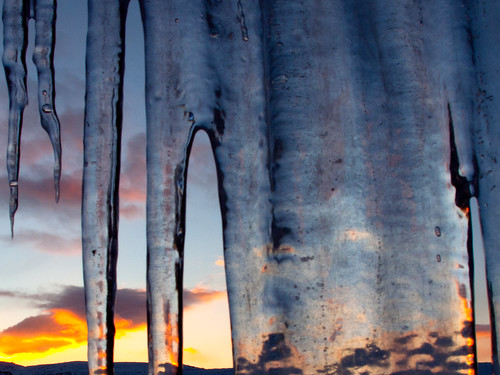 winter sunset wintersunset icicle wyoming icicles uintacounty evanstonwyoming