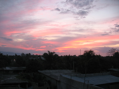 sunset sky mountains rooftop skyline haiti twilight blanchard terrenoire hoyasmeg
