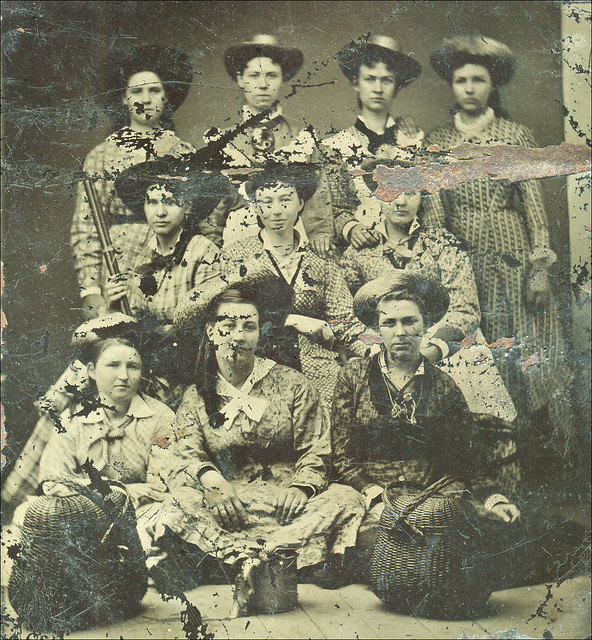Victorian Women Tintype
