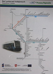 Lubelskie railway network plan , Wrocław 17.12.2010