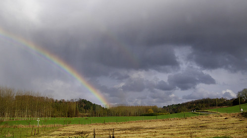 france clouds squall shower rainbow darkness centre 37 indreetloire