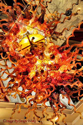 lasvegas chandelier glasssculpture goldennugget glassart whiteelk imagebydesignworks