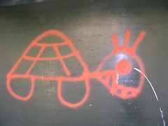 Graffiti tortoise
