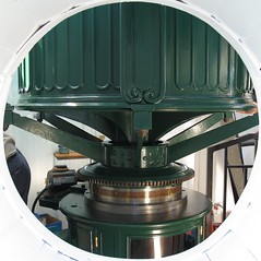 The Jupiter Lighthouse mechanism through a porthole