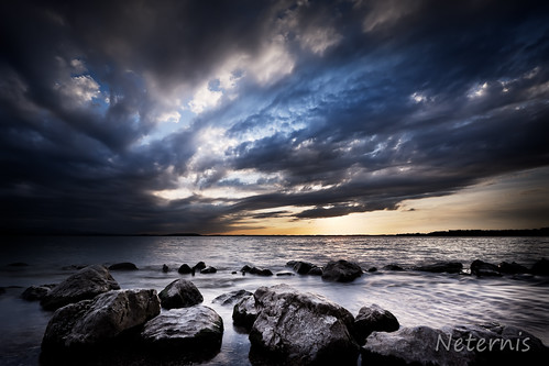 blue sunset sea sky cloud lake storm nature water rock stone clouds landscape flow bavaria dawn early twilight waves quiet natural dusk dramatic peaceful calm late brook chiemsee sunruse chieming