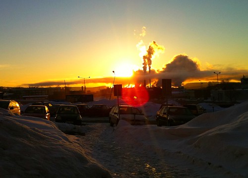 morning winter sunrise win iphone sundsvall
