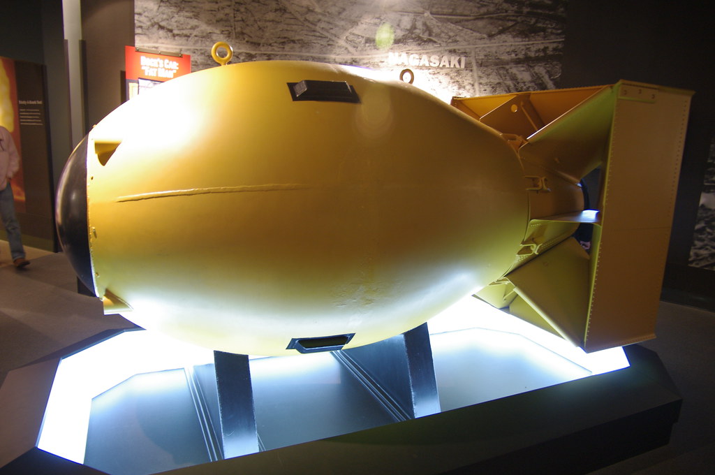 Replica of Nagasaki Atomic Bomb dropped from a B-29