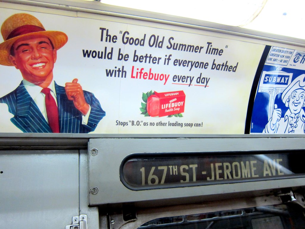 Transit Museum - Old Ads - Body Odor