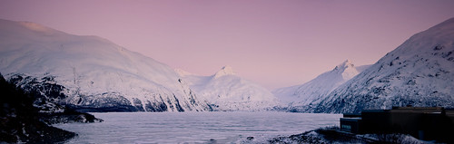 sunset panorama mountains beautiful beauty alaska pano scenic ak panoramic glacier portageglacier whittier