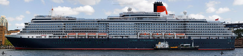 Queen Victoria Cruise Ship panorama