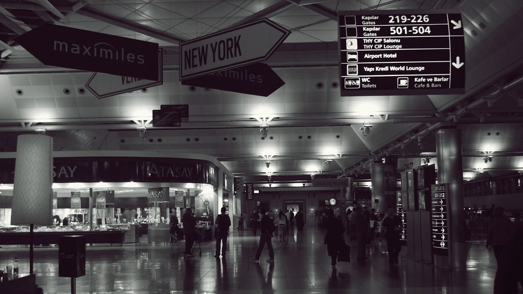 Terminal at IST Atatürk Airport - Istanbul