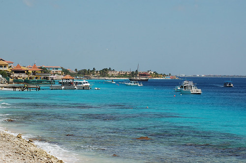 vista bonaire sea “flickraward” seascape shore beach outdoor boat coast water sky caribbean pier
