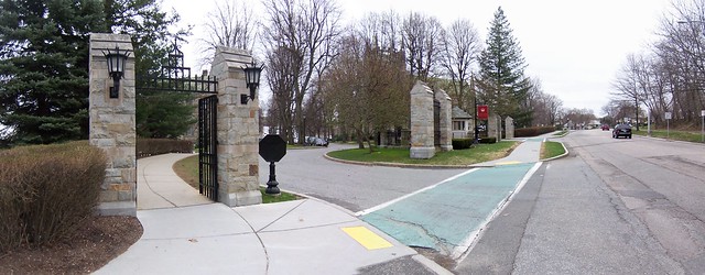 boston college campus entry