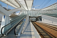 Un des tapis roulants (Gare de Liège-Guillemain)