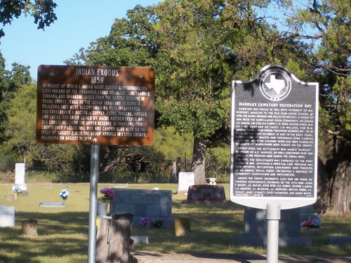 cemetery rural historic historiccemetery texashistoricalmarker youngcounty markleycemetery