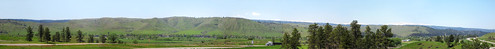 panorama cloud mountain tree rock montana rest i90 bearmouth