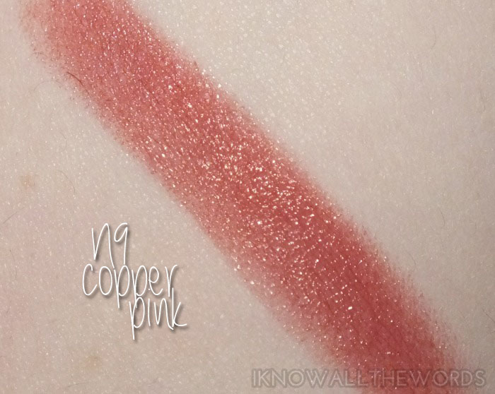 sephora 2014 birthday gift- MUFE Rouge Artist Natural N9 Copper Pink (1)