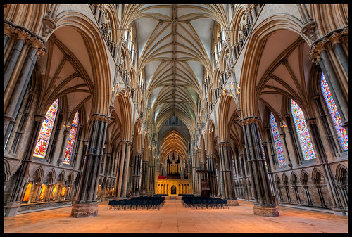 building church architecture worship cathedral space empty stonework mason religion wideangle stainedglass architectural altar organ column 1740 houseofworship lincolncathedral steveprice cathedralinterior qualitystructuresppf