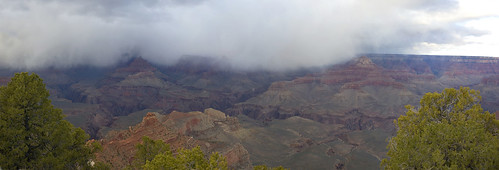 Grand Canyon Nat. Park: Yaki Point, Spring Storm Approaching