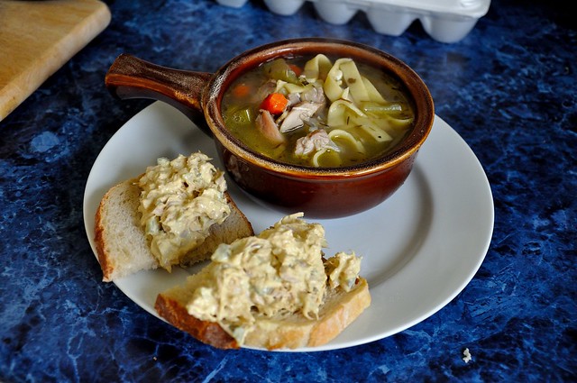 Homemade Chicken Noodle Soup and Greek Yogurt Tuna Salad - Kohler Created