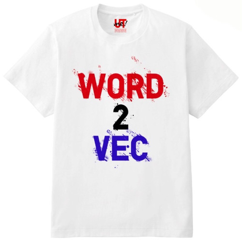 word2vec Tシャツ
