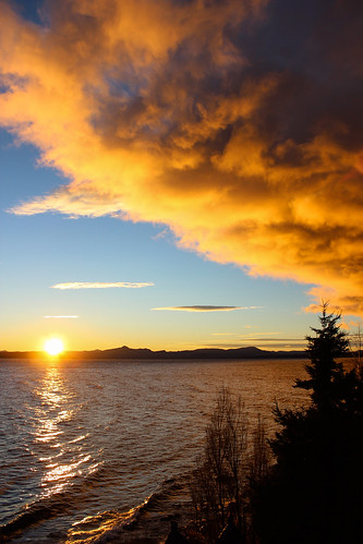lake nature argentina clouds sunrise lago bariloche nahuel huapi