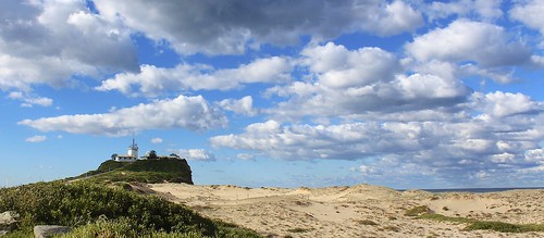 ocean sea lighthouse beach clouds canon landscape australia nsw newcastlensw canoneos650d
