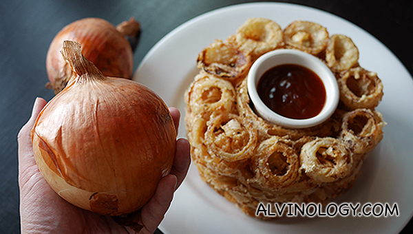 Only onions this big can be used to make the loaf 