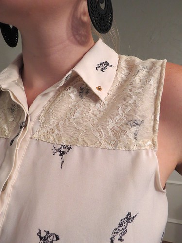 Circus Blouse Refashion- After