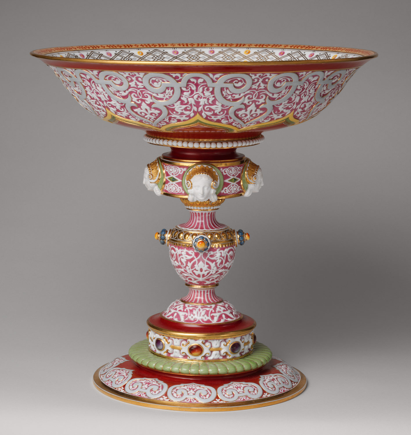 1837 Standing Cup. Hard-paste porcelain. metmuseum
