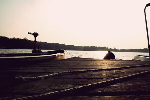 wood trees light sunset sun lake water beautiful forest vintage dark boat dock pretty shadows rope canonrebel