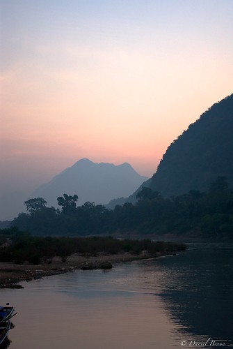 sunset asia southeastasia laos dany365 muangnoy