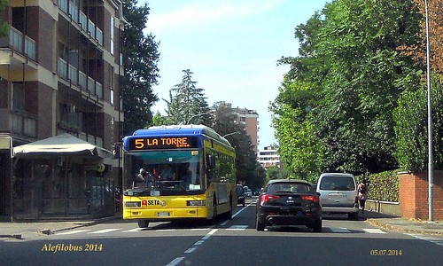 autobus CityClass n°134 in via Morane - linea 5
