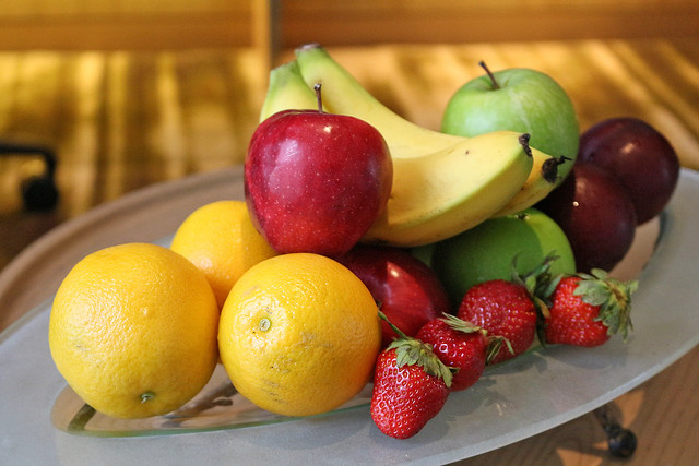 Welcome fruit platter