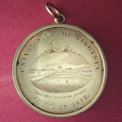 University of Virginia Jefferson Society medal obverse