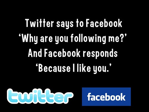 Twitter says to Facebook