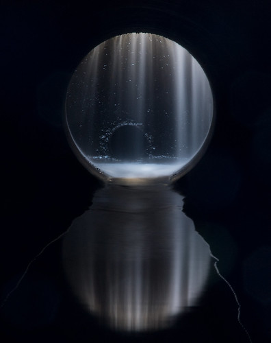 longexposure light reflection water nc pond hole dam pipe northcarolina keyhole contrasts culvert lincolncounty clinefarm davidhopkinsphotography ncpedia