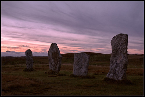 sunset landscape scotland highlands lewis places gb dxo callanish megaliths phenomena calanais