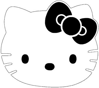 Hello Kitty Cupcake Stencil | Flickr - Photo Sharing!