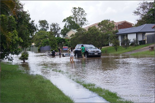 road water flood january australia brisbane qld queensland suburbs centenary 2011 qldflood