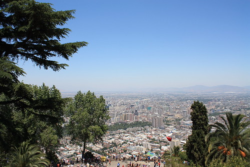 city santiago landscape high view ciudad vista