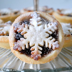 Marzipan topped mince pies
