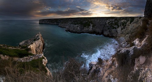 sunset sea portugal europe cliffs algarve sagres edgeoftheworld sãovicente capestvincent cabodesãovicente declankielty